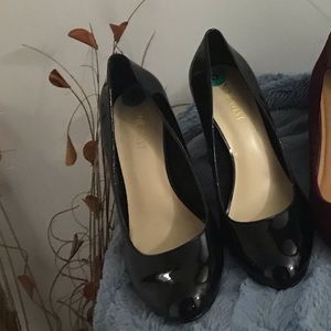Black Nine West high heel shoes